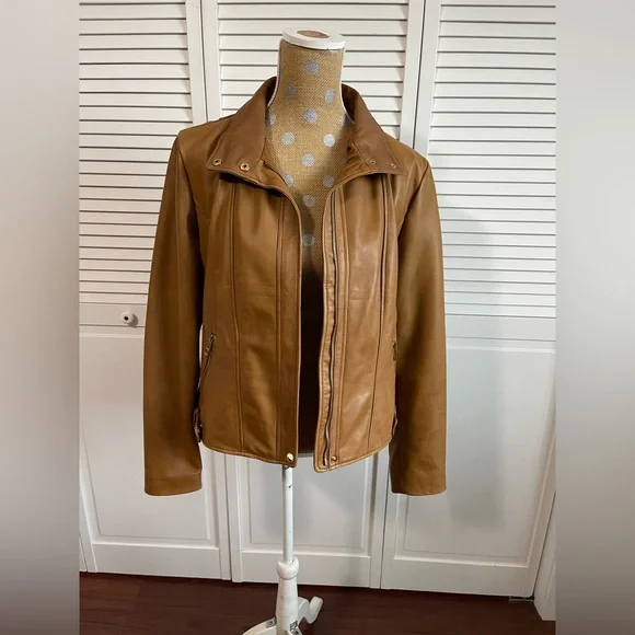 Vintage Brown Moto Wilsons Leather jacket coat Sz XL - Picture 2 of 15